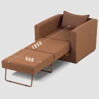 Set de canapele Confort N-1 M (1224448) Stofă / Brown photo 5