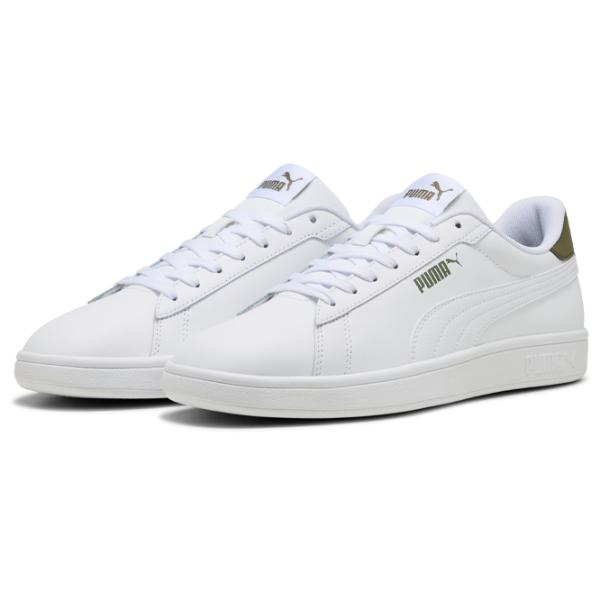 Кеды для мужчин Puma Smash 3.0 L 47 / Белый Зеленый photo 1