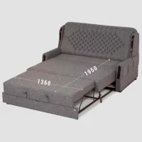 Set de canapele Confort T-1 (Relief) (1224453) Stofă / Gray photo 2