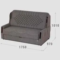 Set de canapele Confort T-1 (Relief) (1224453) Stofă / Gray photo 3