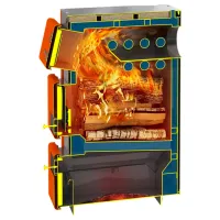Cazan pe combustibil solid Teplodar Cupper Pro-28 (2.0) 28 kW / photo 2