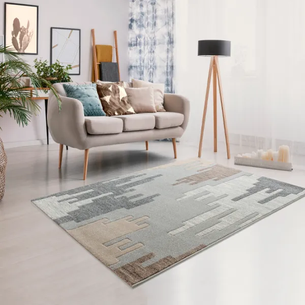 Ковер Covoare Ungheni Soho Серо Коричневый / Фризе photo 6 Ковер Covoare Ungheni Soho Серо Коричневый / Фризе photo 6