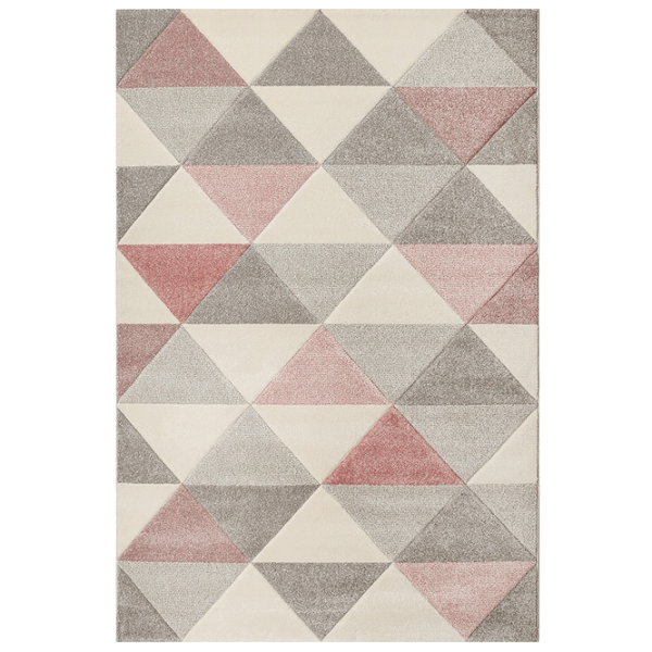 Ковер Covoare Ungheni Soho Grey Pink / Фризе photo 1