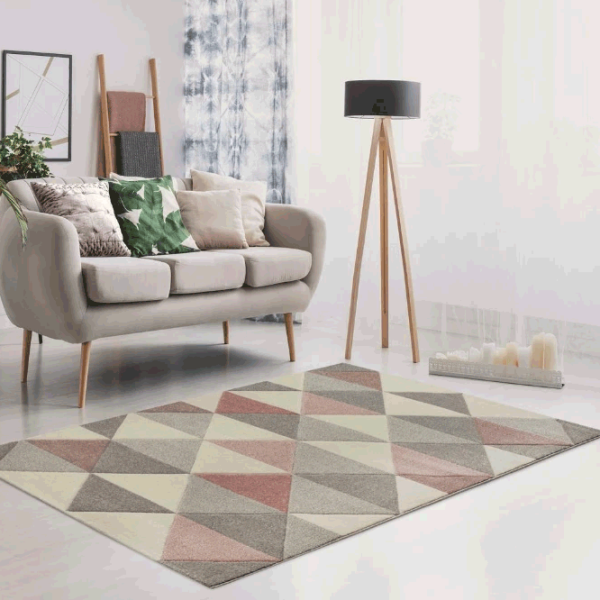 Ковер Covoare Ungheni Soho Grey Pink / Фризе photo 4