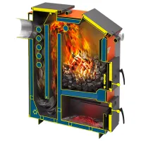 Cazan pe combustibil solid Teplodar Cupper Expert-15 15 kW / 150 m² photo 3
