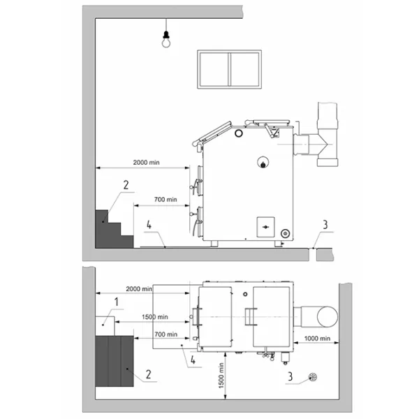 Твердотопливный котел Теплодар Cupper Expert-15 15 кВт / 150 м² photo 5