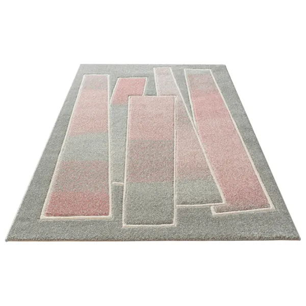 Covor Covoare Ungheni Soho Grey Pink / Frize photo 2 Covor Covoare Ungheni Soho Grey Pink / Frize photo 2