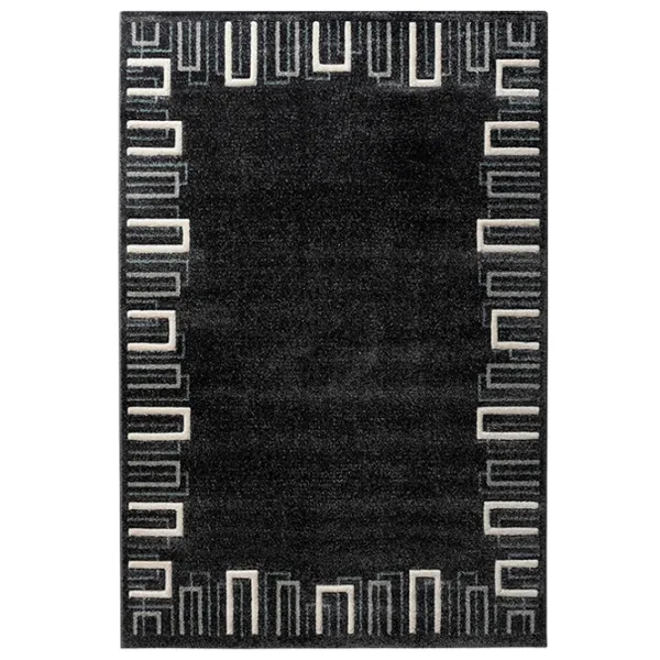 Ковер Covoare Ungheni Soho Black Grey / Фризе photo 1