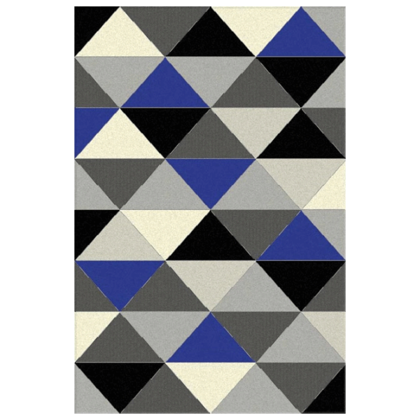 Ковер Covoare Ungheni Soho Blue Black / Фризе photo 1