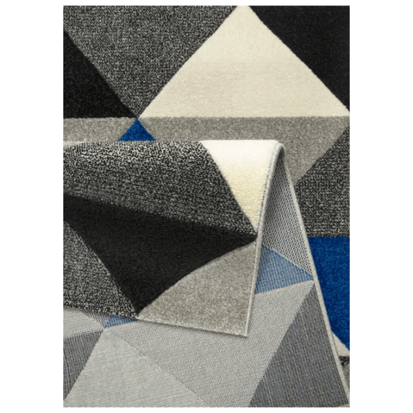 Ковер Covoare Ungheni Soho Blue Black / Фризе photo 3