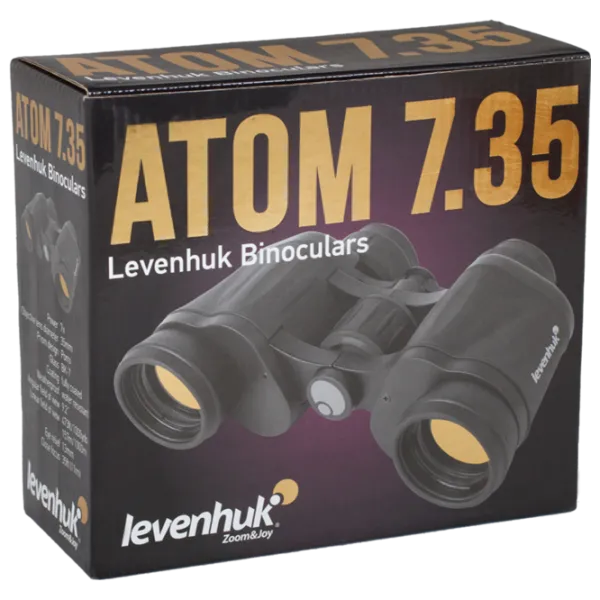Бинокль Levenhuk Atom 7x35 Черный photo 3 Бинокль Levenhuk Atom 7x35 Черный photo 3