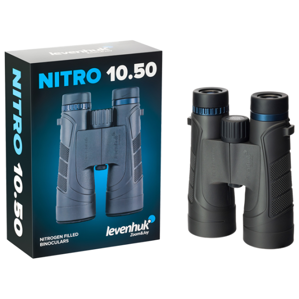 Бинокль Levenhuk Nitro 10x50 Черный photo 7