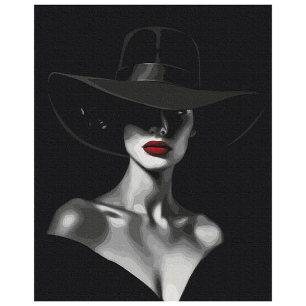 Pictură pe numere BrushMe Contrastele eleganței BS53936 50 x 40 cm / Verticală photo 1 Pictură pe numere BrushMe Contrastele eleganței BS53936 50 x 40 cm / Verticală photo 1