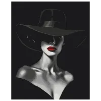 Pictură pe numere BrushMe Contrastele eleganței BS53936 50 x 40 cm / Verticală