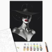 Картина по номерам BrushMe Контрасты элегантности BS53936 50 x 40 см / Вертикальная photo 2