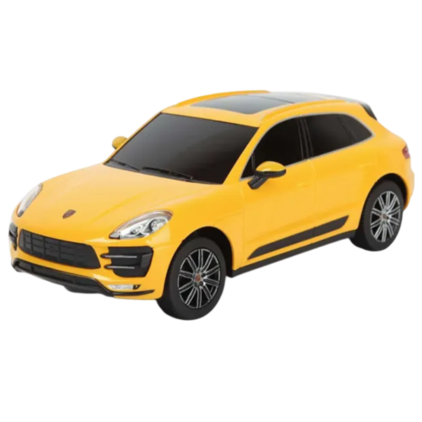 Mașină Rastar PORSCHE Macan Turbo 8600018950582   / 2.4 GHz / Black Yellow photo 1