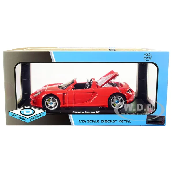 Mașină Optimum Diecast Porsche Carrera GT 20032   / / Black Red photo 5