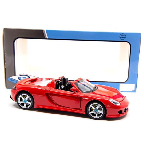 Mașină Optimum Diecast Porsche Carrera GT 20032   / / Black Red photo 6