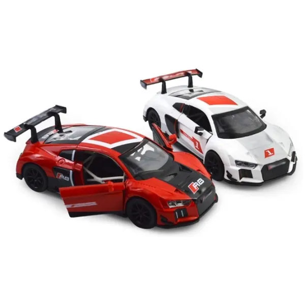 Машинка Optimum Diecast Audi R8 LMS 23125   / / Черный Красный photo 4