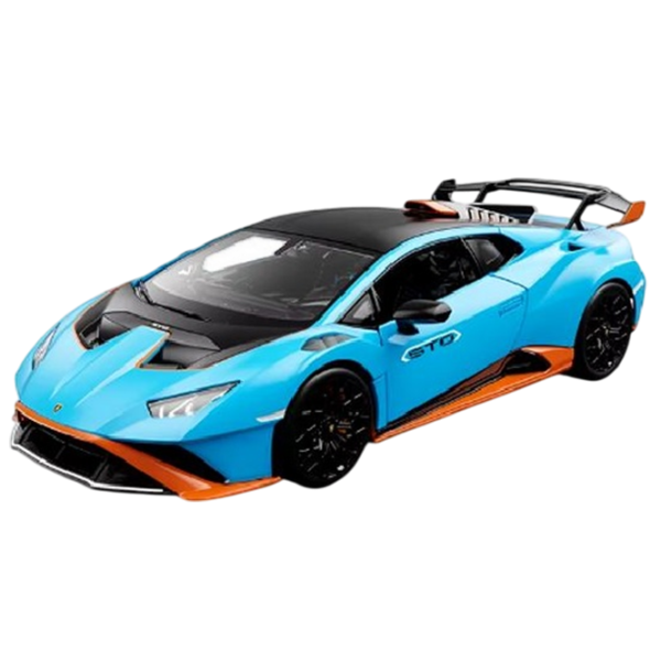 Машинка Rastar Lamborghini Huracan STO 28762   / / Черный Синий photo 1 Машинка Rastar Lamborghini Huracan STO 28762   / / Черный Синий photo 1