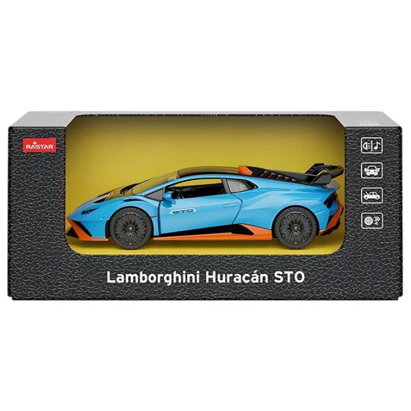 Машинка Rastar Lamborghini Huracan STO 28762   / / Черный Синий photo 2 Машинка Rastar Lamborghini Huracan STO 28762   / / Черный Синий photo 2