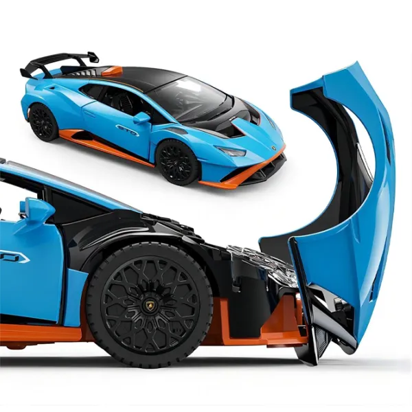 Машинка Rastar Lamborghini Huracan STO 28762   / / Черный Синий photo 3 Машинка Rastar Lamborghini Huracan STO 28762   / / Черный Синий photo 3