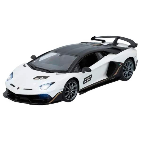 Mașină Rastar Lamborghini Aventador SVJ 26928   / / Black White photo 5 Mașină Rastar Lamborghini Aventador SVJ 26928   / / Black White photo 5