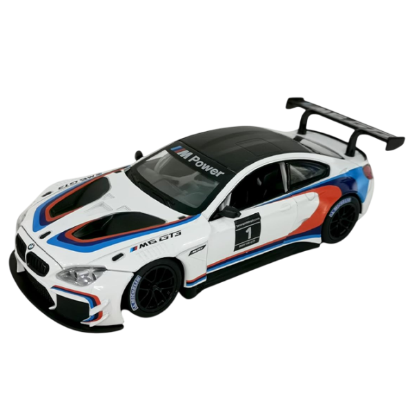 Машинка Rastar BMW M6 GT3 25303   / / Черный Белый photo 1
