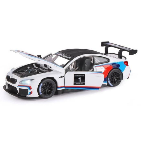 Машинка Rastar BMW M6 GT3 25303   / / Черный Белый photo 2