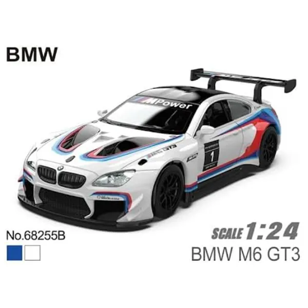 Машинка Rastar BMW M6 GT3 25303   / / Черный Белый photo 5