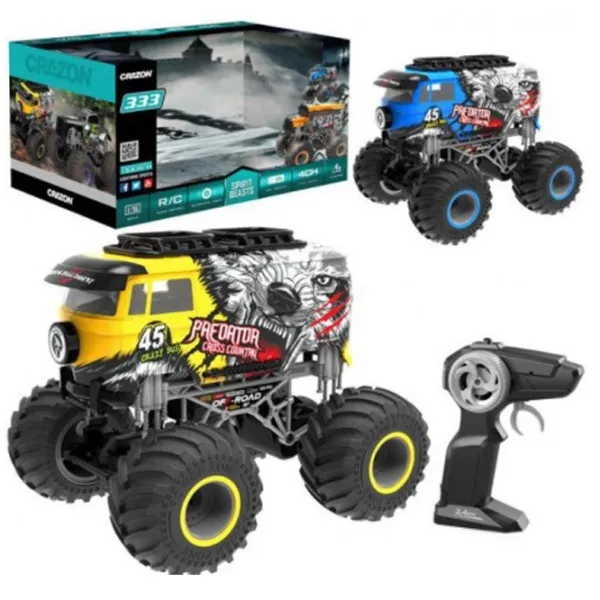 Mașină Crazon 333-19161B 6947953000007  15 km/h / 2.4 GHz / Black Multicolor photo 3