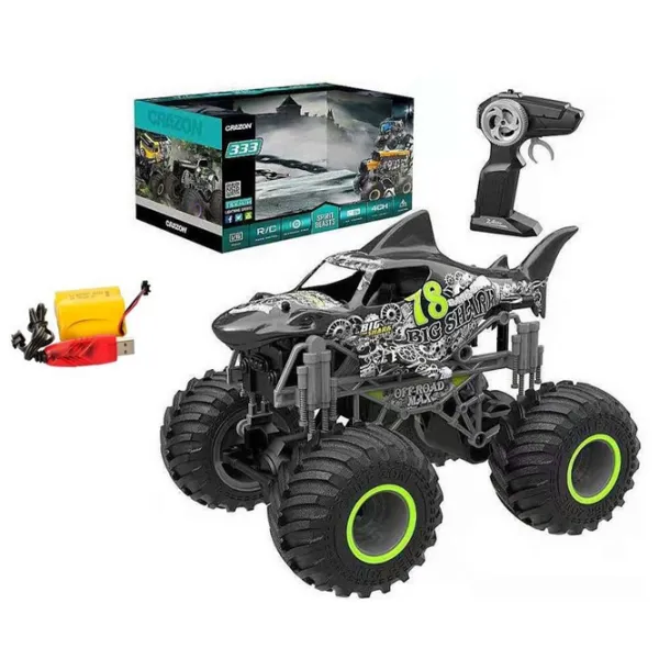 Mașină Crazon 333-19164B 6947953000009 15 km/h / 2.4 GHz / Black Multicolor photo 3
