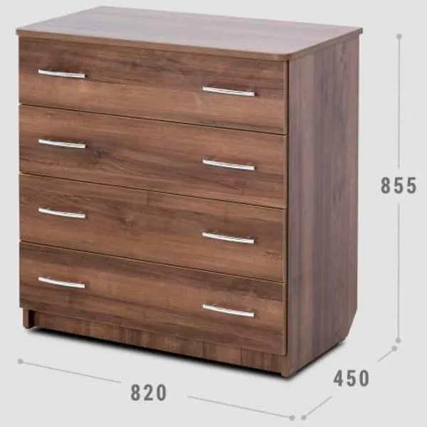 Комод Confort Nr.1 85.5 x 82 x 45см / Дерево / Коричневый  photo 3 Комод Confort Nr.1 85.5 x 82 x 45см / Дерево / Коричневый  photo 3