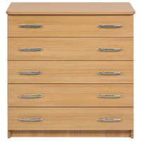 Comodă Confort 800-5 85 x 82 x 45 / Lemn / Maro