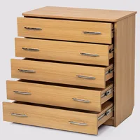 Comodă Confort 800-5 85 x 82 x 45 / Lemn / Maro photo 5