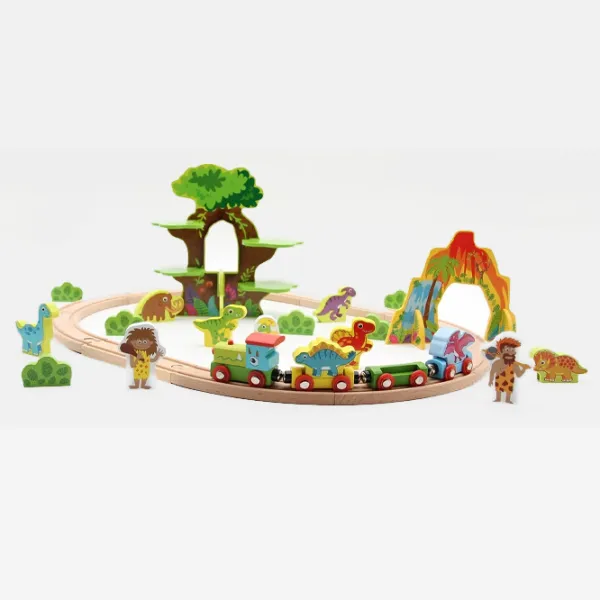 Tren Tooky Toy TKI054 6970090047114   / / Lemn Multicolor photo 2