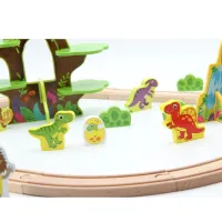 Tren Tooky Toy TKI054 6970090047114 / / Lemn Multicolor photo 4