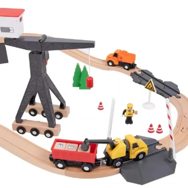 Pistă auto Tooky Toy TH682 2009997339962   / / Lemn Multicolor photo 3
