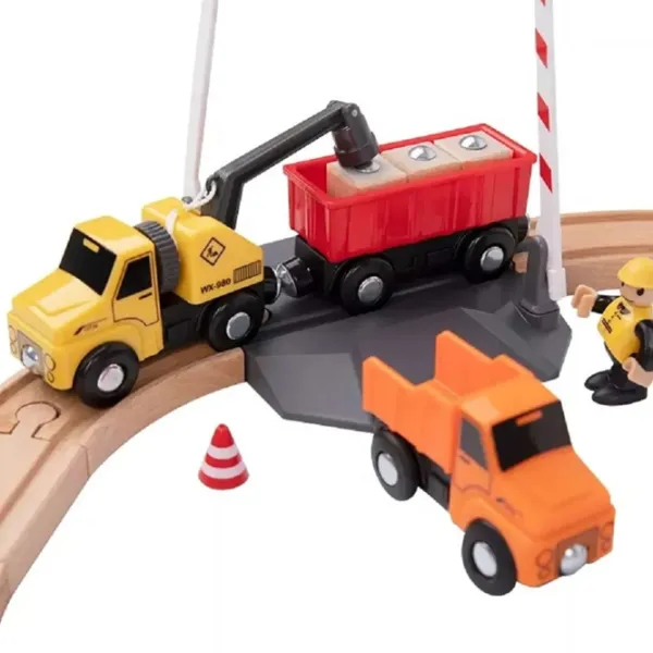 Pistă auto Tooky Toy TH682 2009997339962   / / Lemn Multicolor photo 4