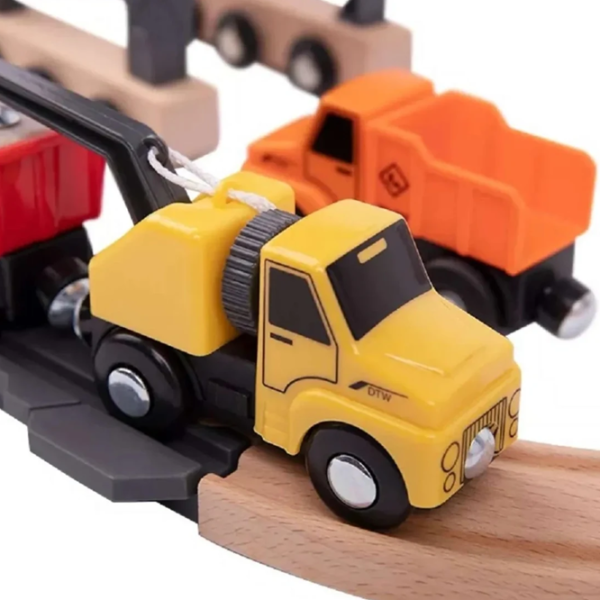 Pistă auto Tooky Toy TH682 2009997339962   / / Lemn Multicolor photo 5