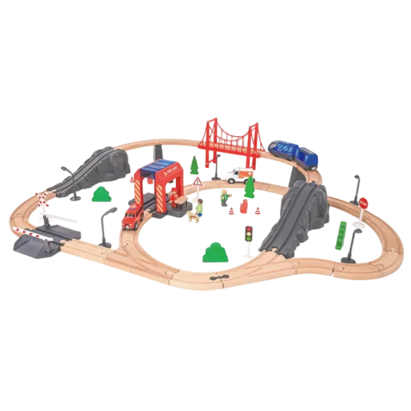 Поезд Tooky Toy TH683 6972633373322   / / Дерево Разноцветный photo 1