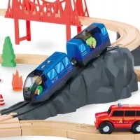 Tren Tooky Toy TH683 6972633373322 / / Lemn Multicolor photo 3