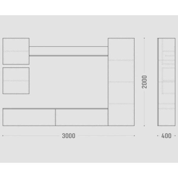 Living Confort P-24 Modulară / White photo 5
