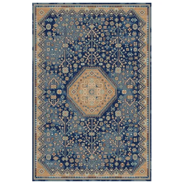 Covor Covoare Ungheni Atlas Blue Brown / Polipropilenă photo 1