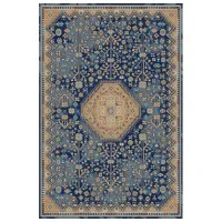 Covor Covoare Ungheni Atlas Blue Brown / Polipropilenă