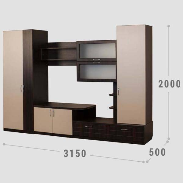 Living Confort P-2 Modulară / Brown photo 2