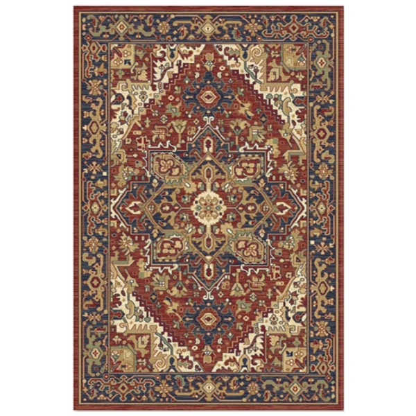 Ковер Covoare Ungheni Atlas Красный Синий / Полипропилен photo 1