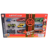 Комплект машин Metal Gear 40082 8600019440082   / / Черный Разноцветный