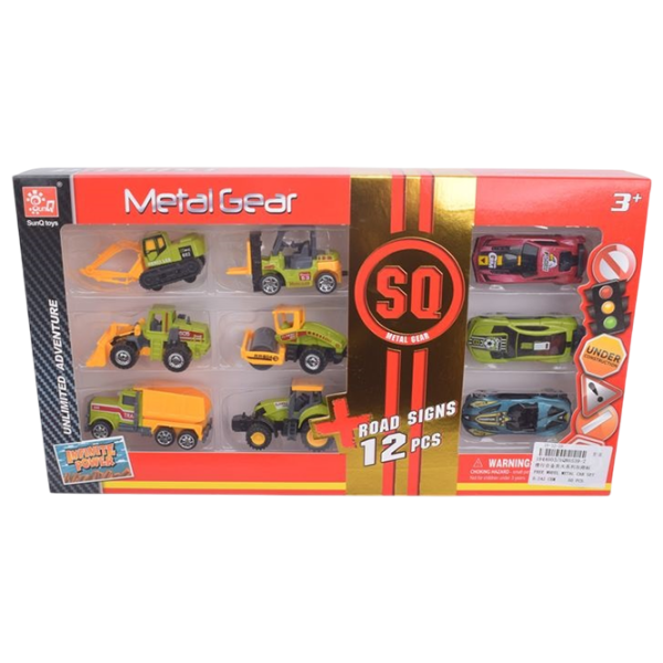 Set de mașini Metal Gear 40082 8600019440082   / / Black Multicolor photo 3