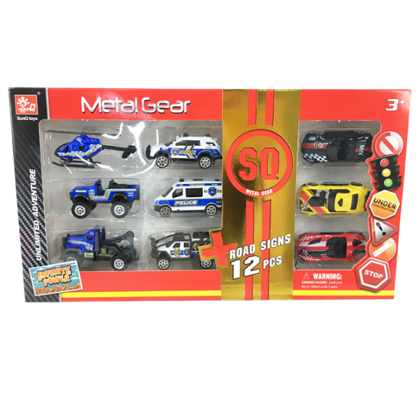 Set de mașini Metal Gear 40082 8600019440082   / / Black Multicolor photo 4